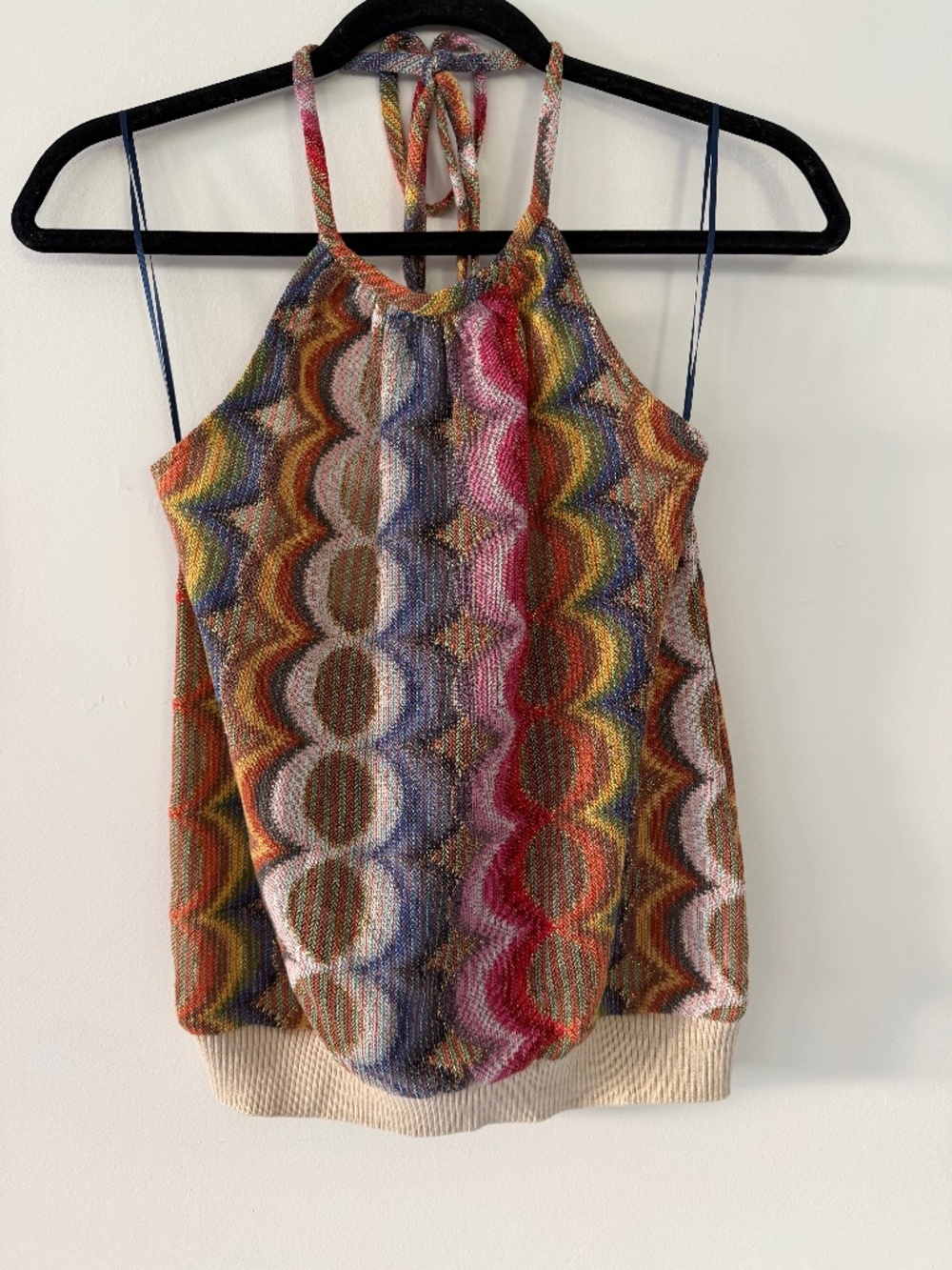 Ramy Brook tie neck halter top